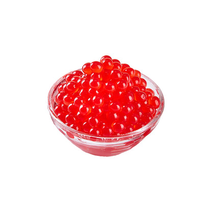 Strawberry Flavored Popping Bobas –  3kg Box of 6 - Papaw Cha Supply
