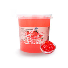 Load image into Gallery viewer, Strawberry Flavored Popping Bobas –  3kg Box of 6 - Papaw Cha Supply
