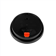 Load image into Gallery viewer, 90MM PP BLACK LIDS (100PCS）
